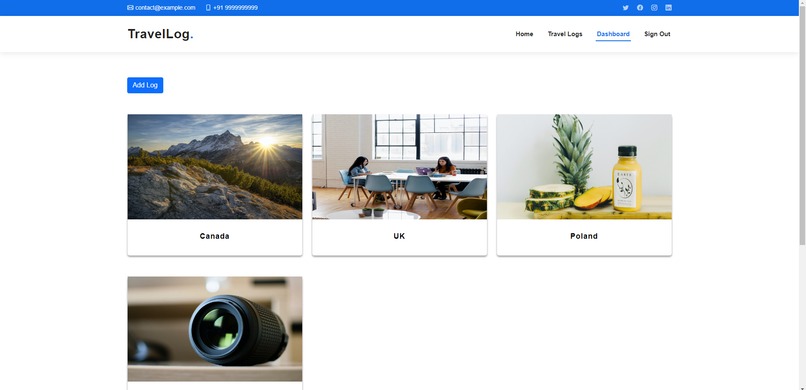 Travel Log – screenshot 2