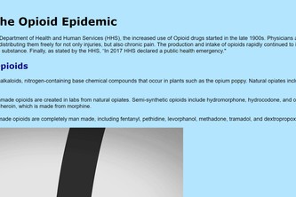 Opioid Epidemiology 