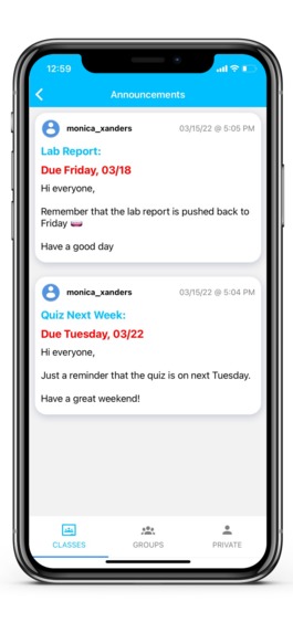 MyClass – screenshot 1