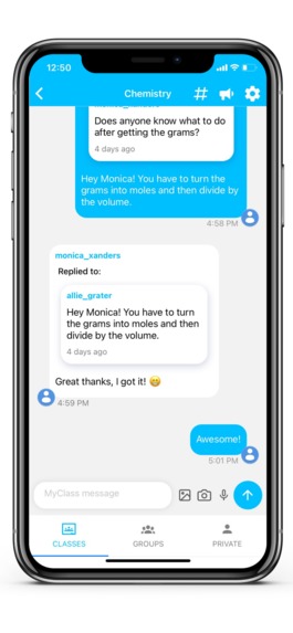 MyClass – screenshot 2