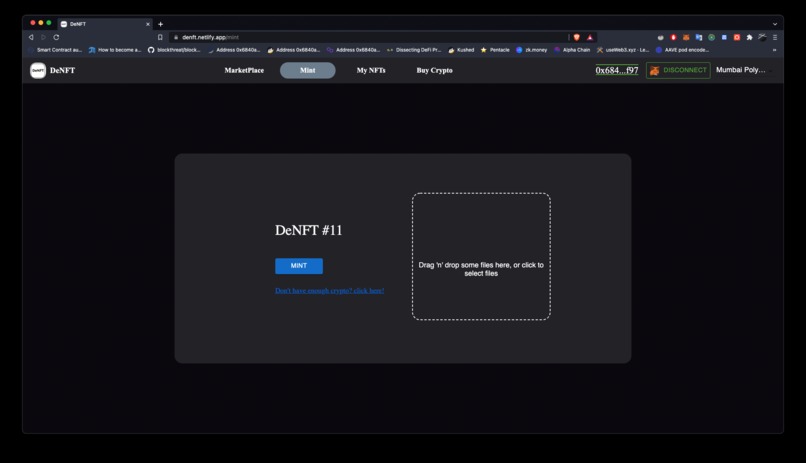 DeNFT Network – screenshot 2