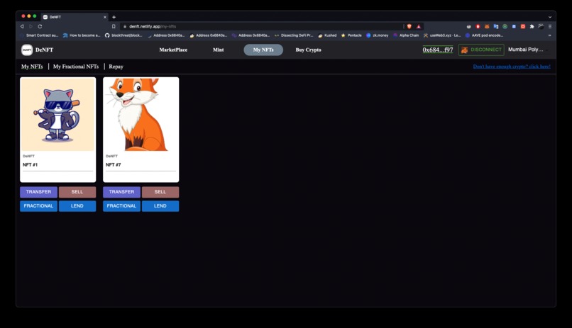 DeNFT Network – screenshot 4