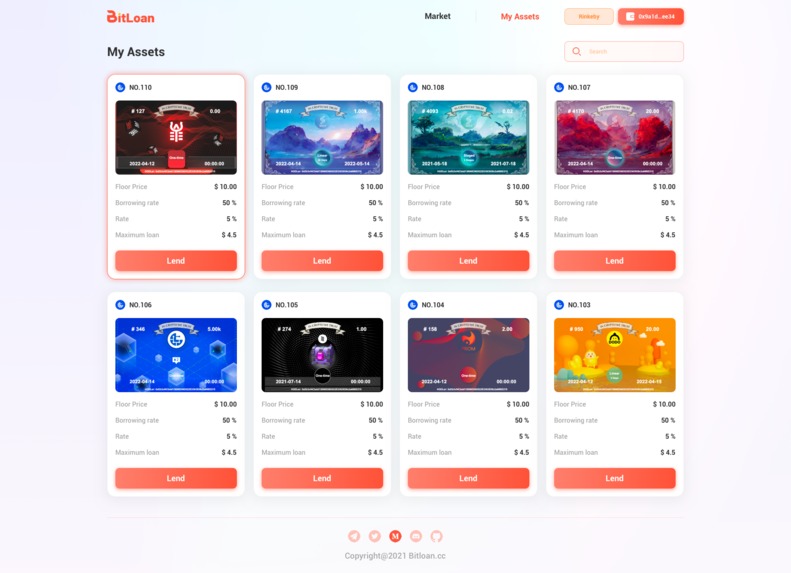 Bitloan marketplace – screenshot 5
