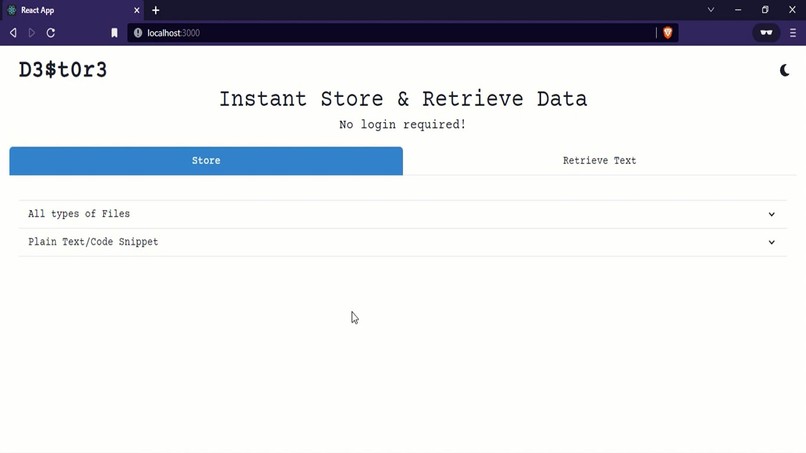 deStore – screenshot 1