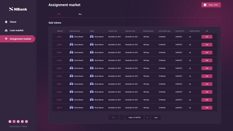 NBank platform – screenshot 3