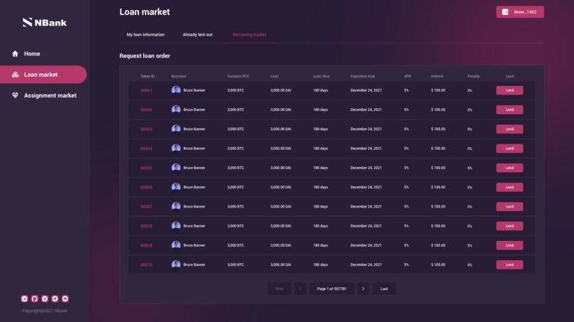 NBank platform – screenshot 13