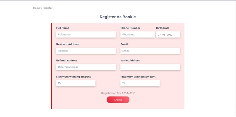 Decentralized Lottery platform – screenshot 4