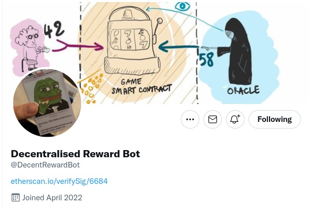 DecentRewardBot – screenshot 2