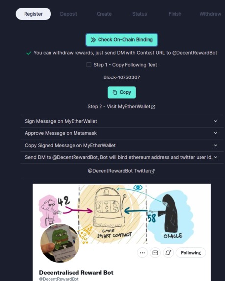 DecentRewardBot – screenshot 6