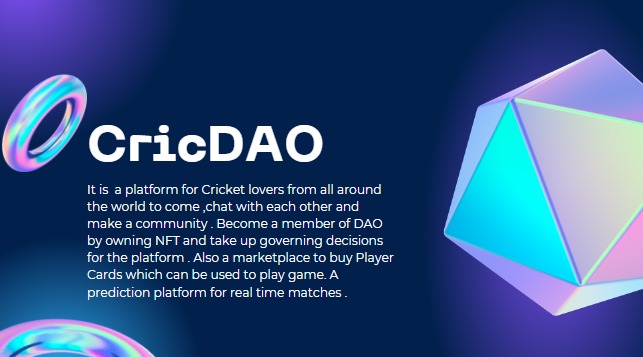 CricDAO – screenshot 1