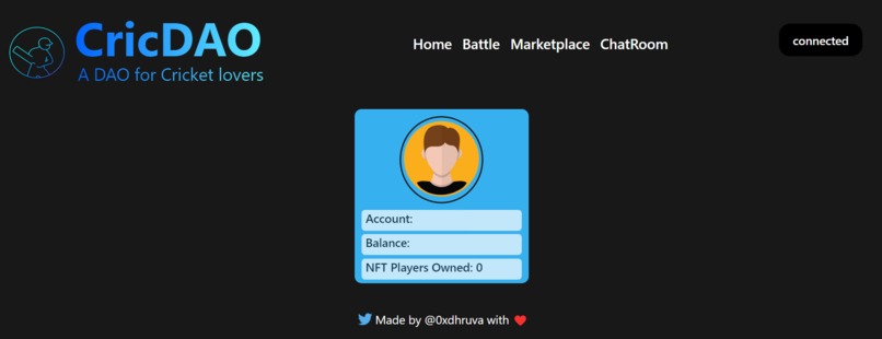 CricDAO – screenshot 5