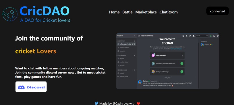 CricDAO – screenshot 6