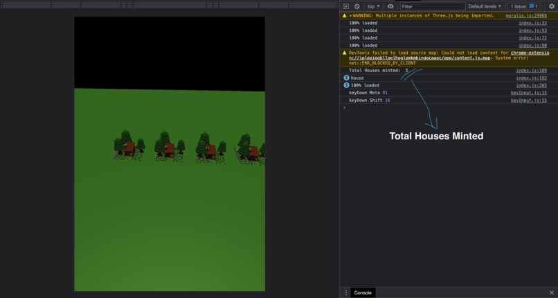 IntoTheVerse Metaverse Land Sale Chainlink-Moralis – screenshot 3