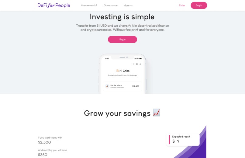 DeFi for People – screenshot 1
