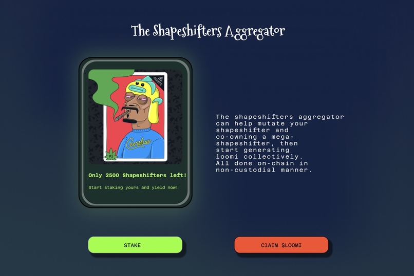 NFT Yielding Aggregator – screenshot 1