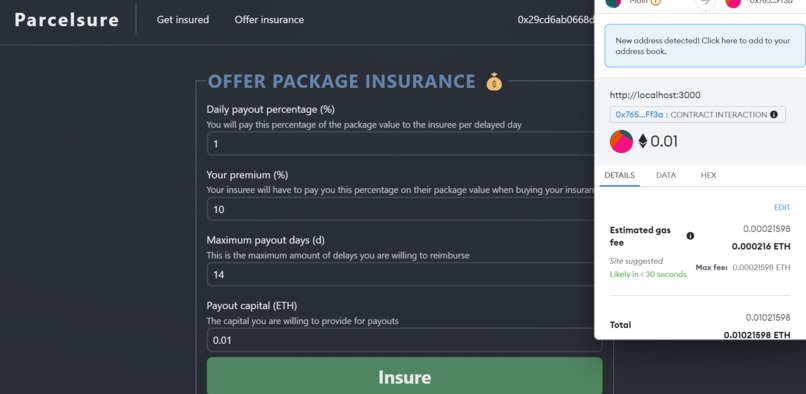 Parcelsure – screenshot 3