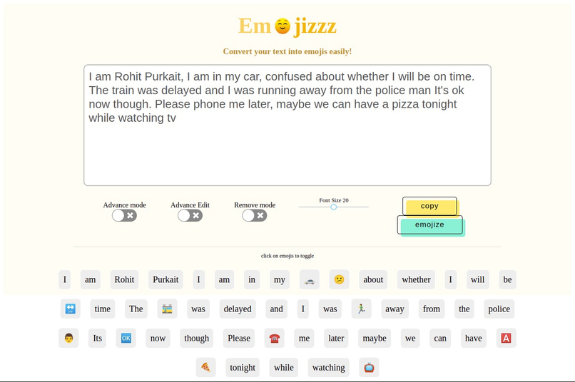 Emojizzz – screenshot 1