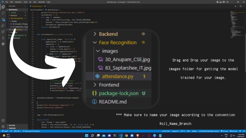 Hands-free Attendance System – screenshot 3
