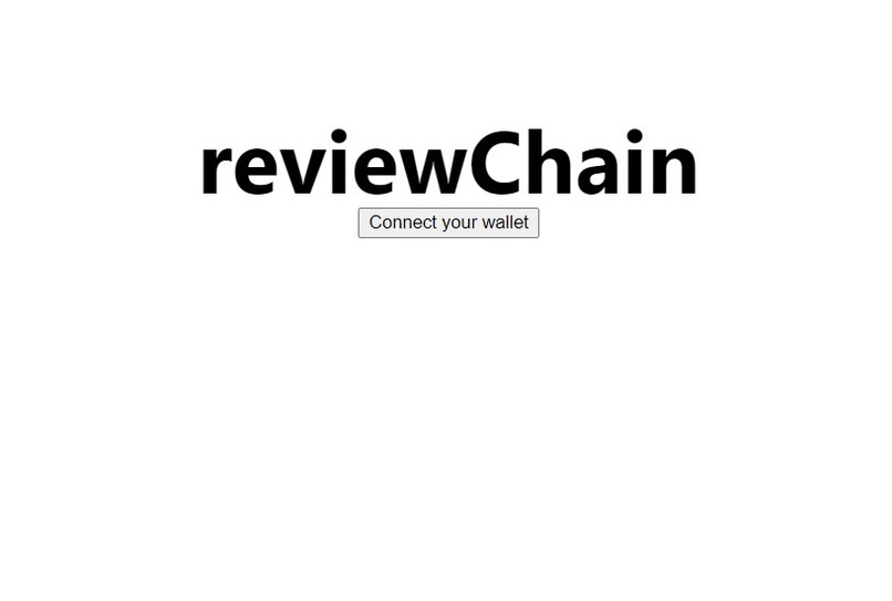 reviewChain – screenshot 1