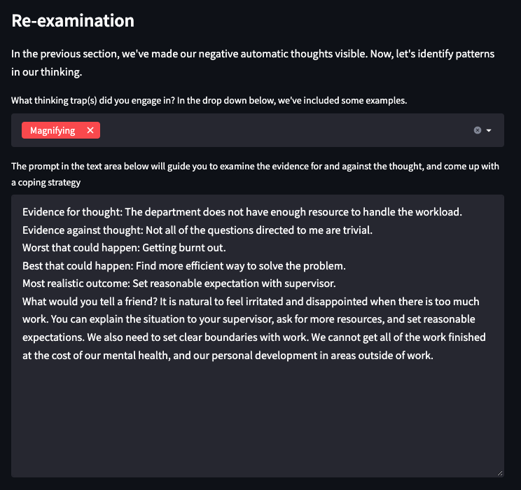 Thought Diary Devpost