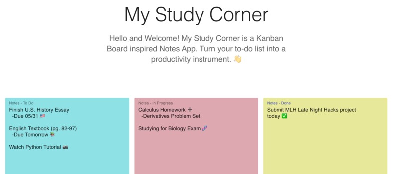 My Study Corner – screenshot 1