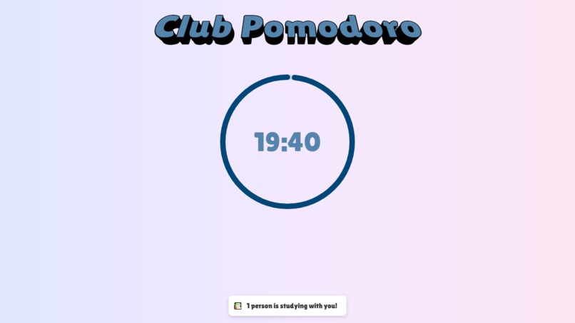 Club Pomodoro – screenshot 1