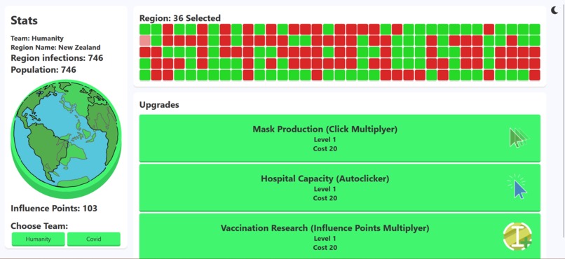 Covid Clicker – screenshot 2
