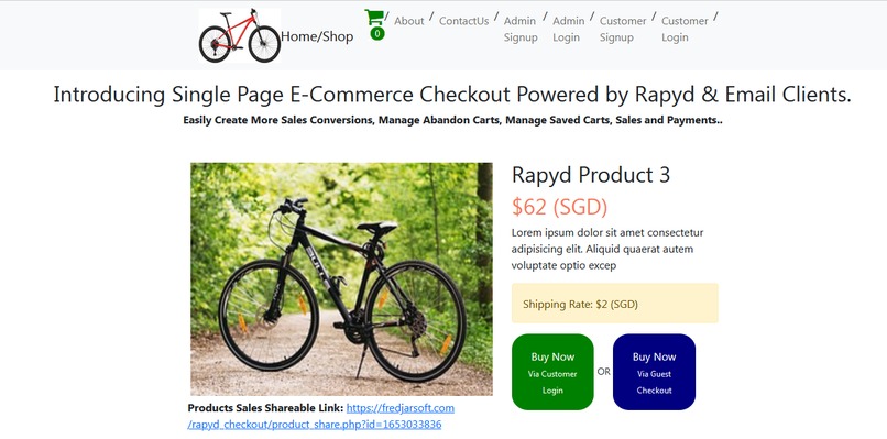 Single Page Checkout – screenshot 2