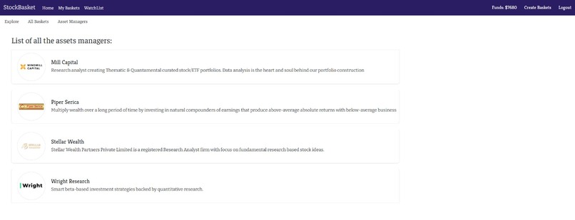 StockBasket – screenshot 1