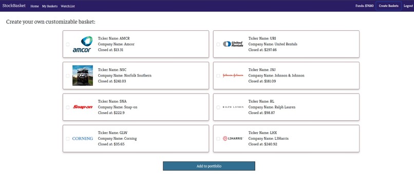 StockBasket – screenshot 3