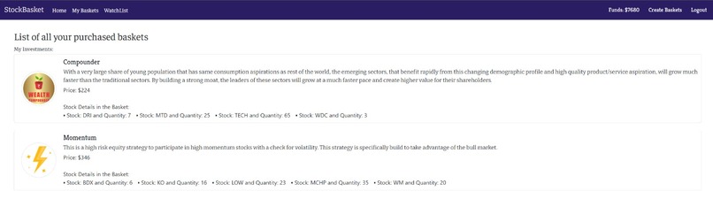 StockBasket – screenshot 4