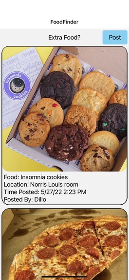 FoodFinder – screenshot 1