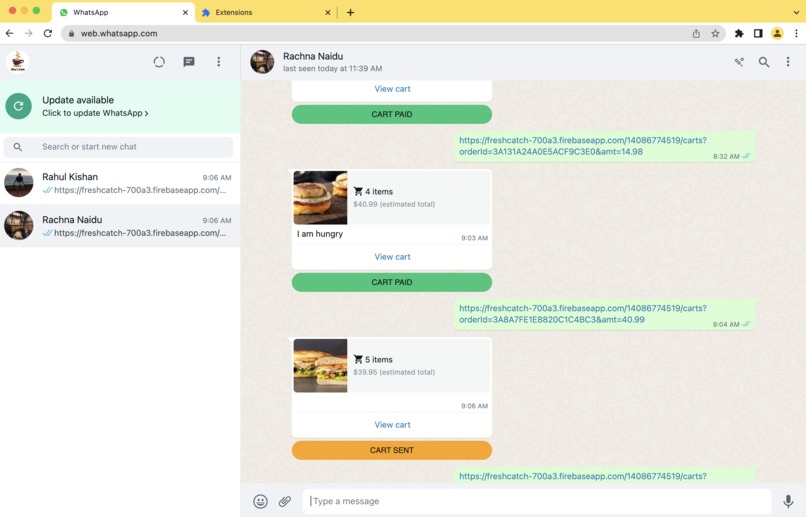 Rapyd Conversations – screenshot 1