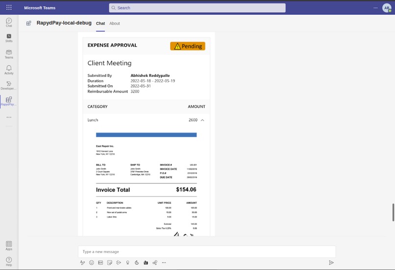 RapydTeams – screenshot 2