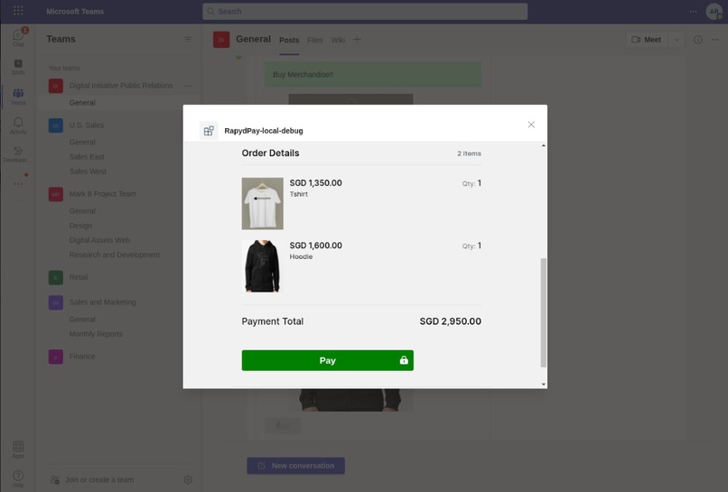 RapydTeams – screenshot 9