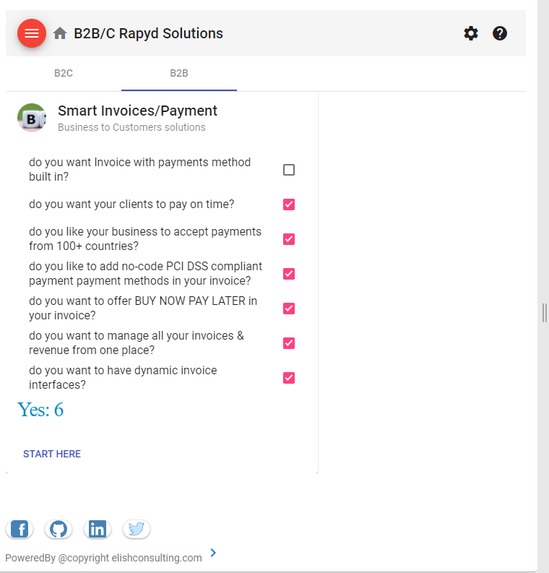 manage B2C Smart Ads | B2B Invoices powered by Rapyd – screenshot 3