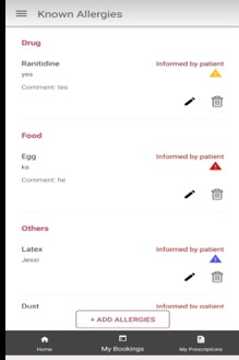 Health services & Medical outcome monitoring – screenshot 5