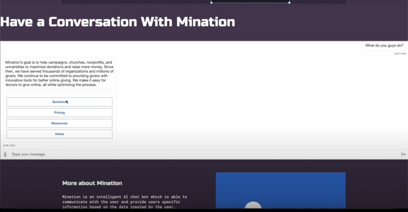 Mination Virtual Assistant – screenshot 2