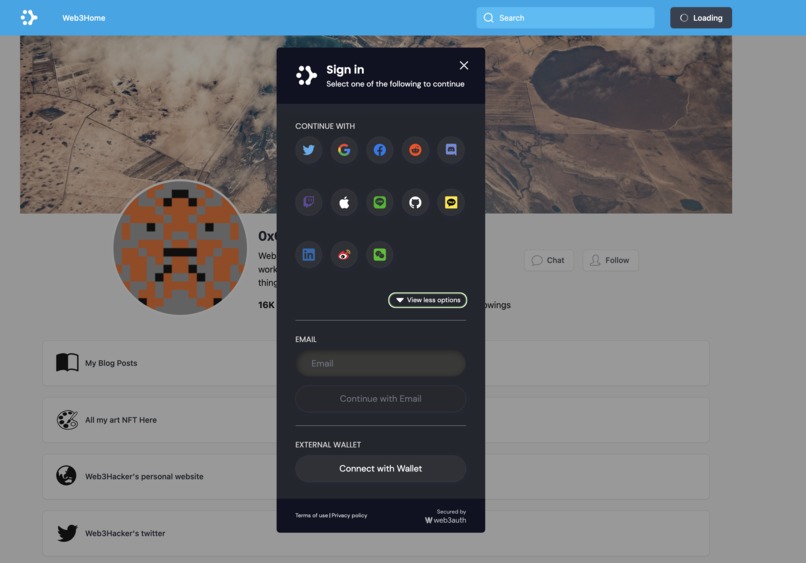 Web3NFT.Social – screenshot 3