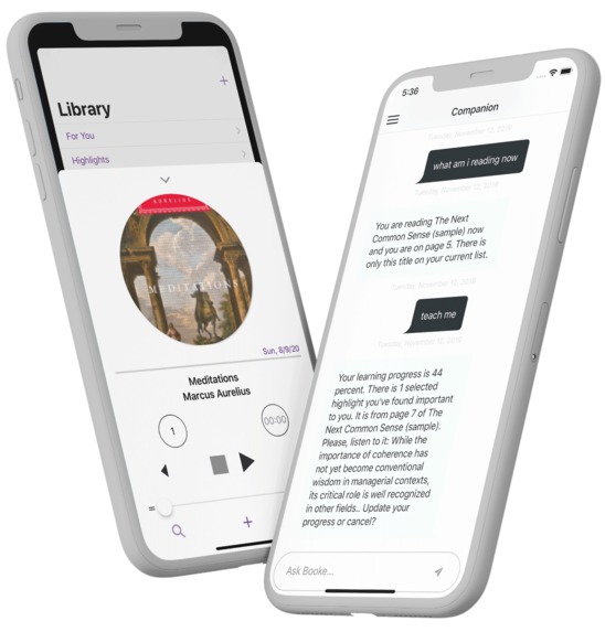 Booke Hybrid App – screenshot 1