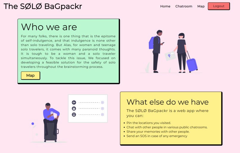The SØLØ  BaGpackr – screenshot 2