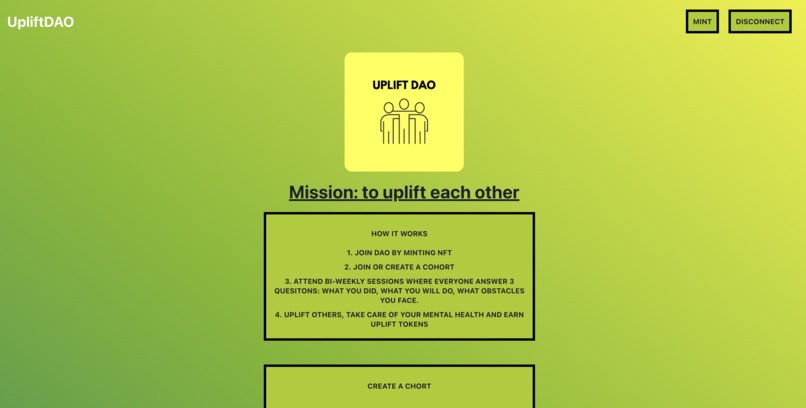 UpliftDAO – screenshot 2
