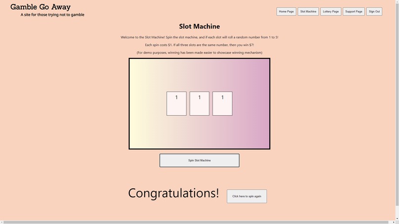 Gambling Go Away – screenshot 2