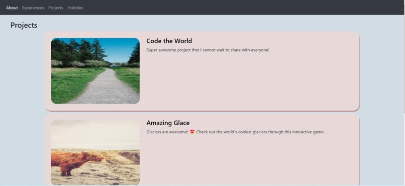 Porfolio Site Template – screenshot 1