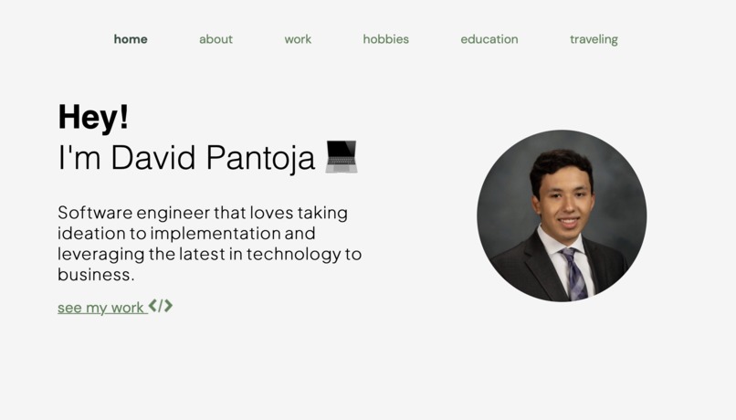 daak-Portfolio Website – screenshot 2
