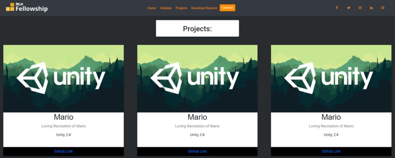 Gigachad Giraffes Portfolio Template – screenshot 2