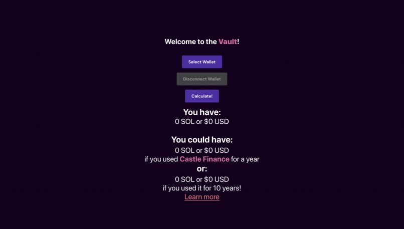 Castle Finance Calculator – screenshot 1
