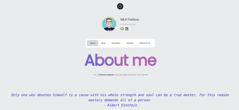 Portfolio Template - Chad Wojak – screenshot 1