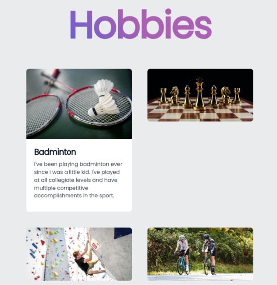 Portfolio Template - Chad Wojak – screenshot 4