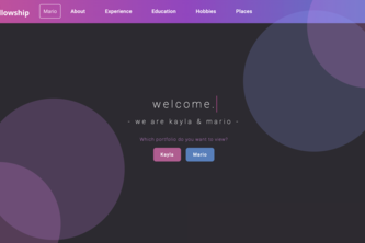 Portfolio Website - Mario Zuniga and Kayla Fang